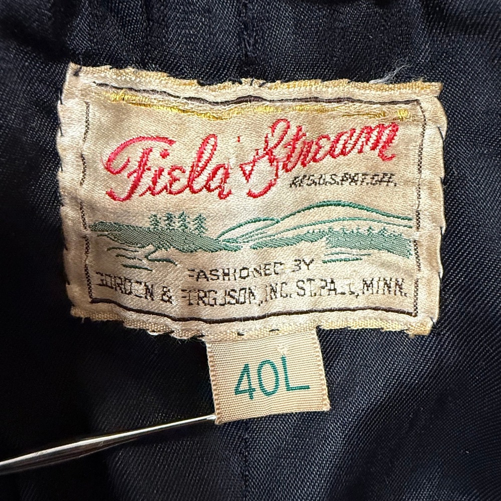 Vintage 50s Field & Stream Wool Plaid Western Ranchwear Blazer Jacket Men 40L - Picture 2 of 15